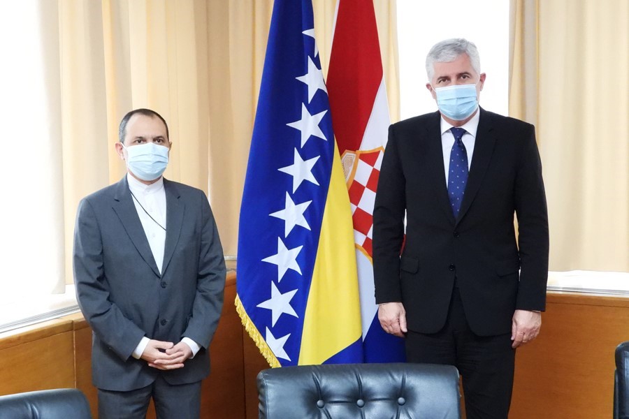 Zamjenik predsjedavajućeg Doma naroda dr. Dragan Čović primio u nastupnu posjetu ambasadora Islamske Republike Iran